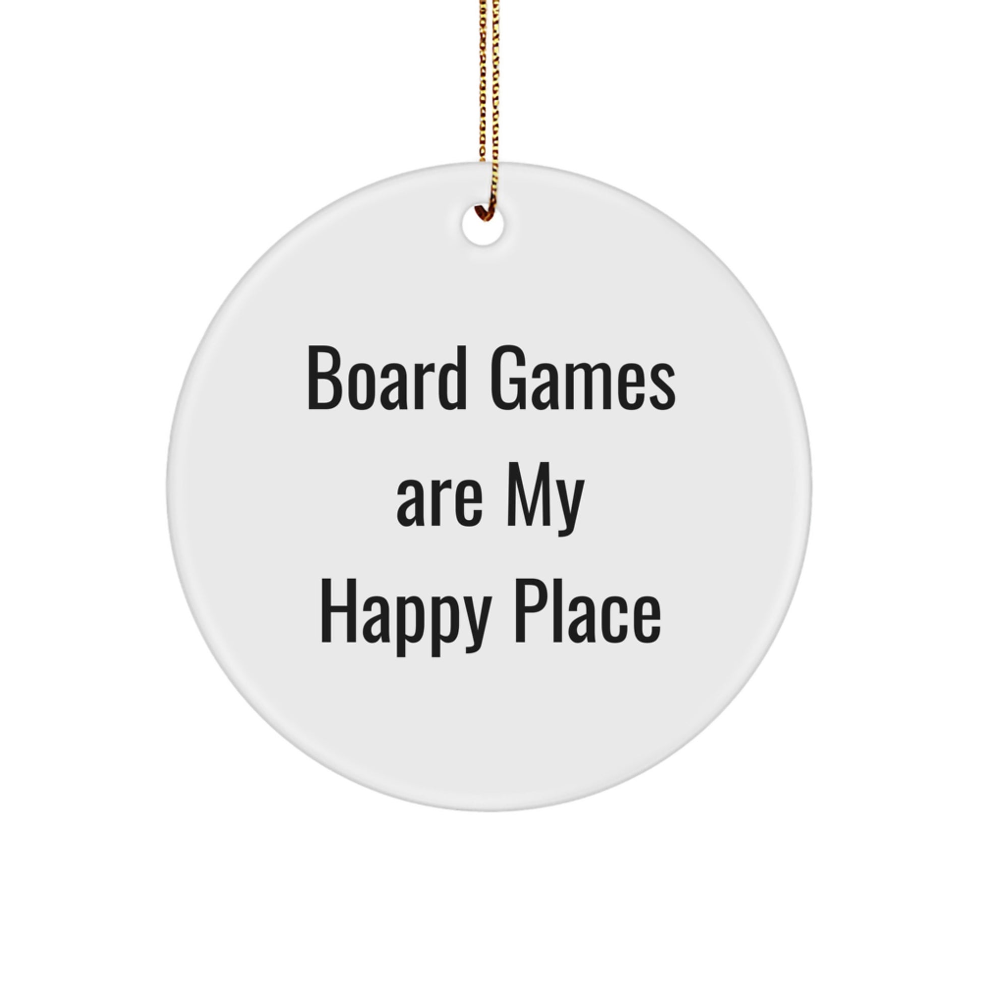 Funny Circle Ornament for Board Games Enthusiasts Gifts from Family to Board Games Lovers at Christmas - Image 1