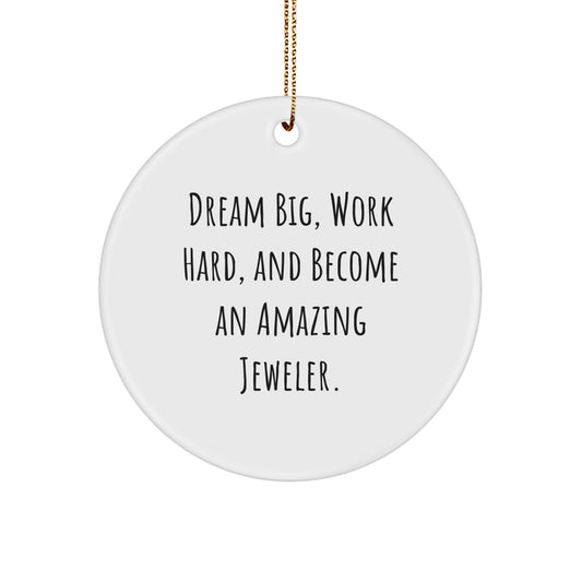 Unique Jeweler Circle Ornament Gifts from Family for Men and Women Christmas Unique Jeweler Decorations - Image 1