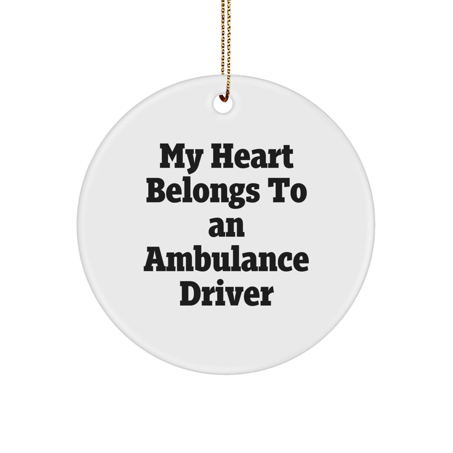 Funny Ambulance Driver Christmas Unique Gifts from Friends for Ambulance Driver Men - Image 1