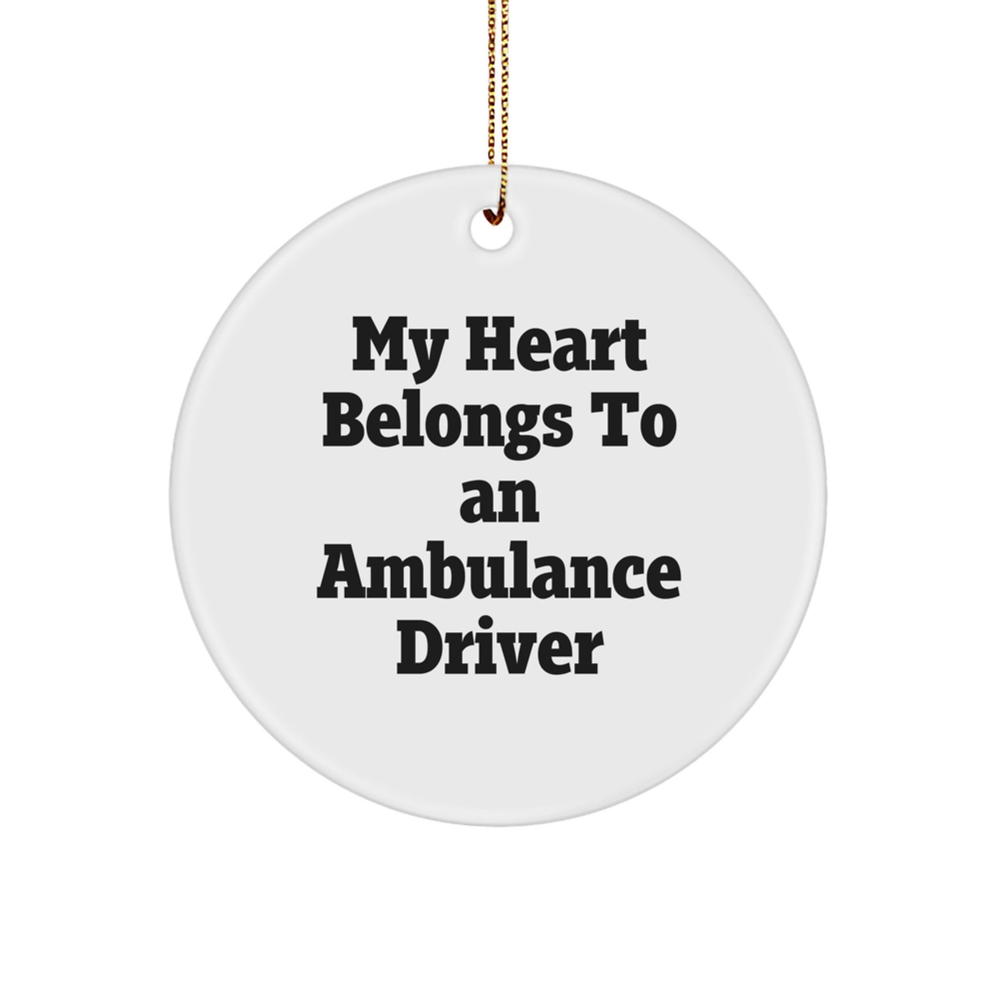 Funny Ambulance Driver Christmas Unique Gifts from Friends for Ambulance Driver Men - Image 1