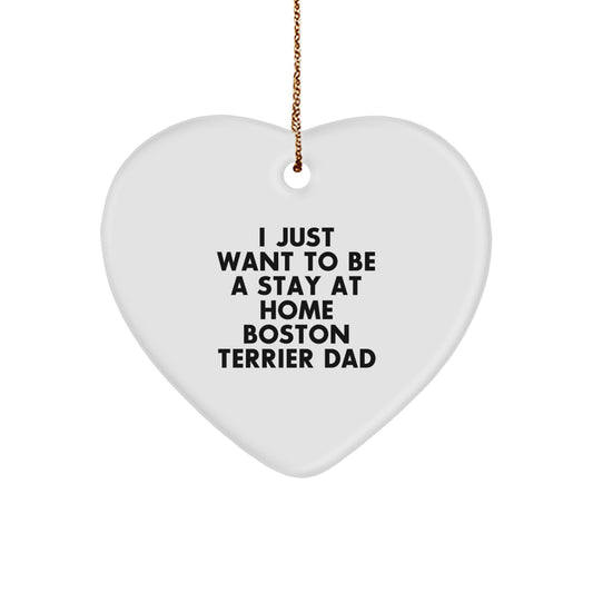 Funny Boston Terrier Dog Gifts from Men to Boston Terrier Dad Fathers for Christmas Unique Gifts - Image 1