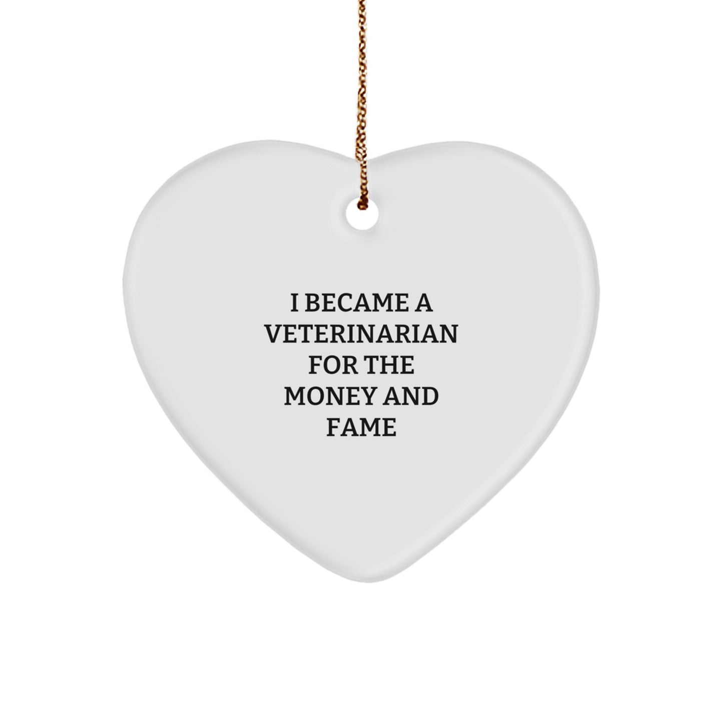 Unique Veterinarian Heart Ornament Gifts from Friends for Veterinarian Christmas Unique Gifts - Image 1