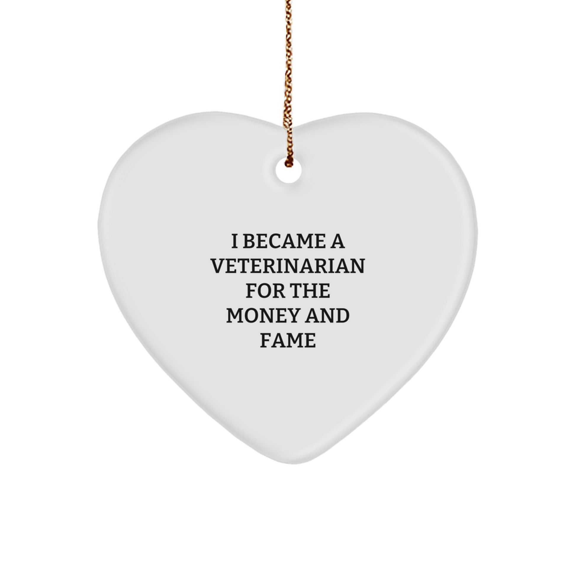 Unique Veterinarian Heart Ornament Gifts from Friends for Veterinarian Christmas Unique Gifts - Image 1