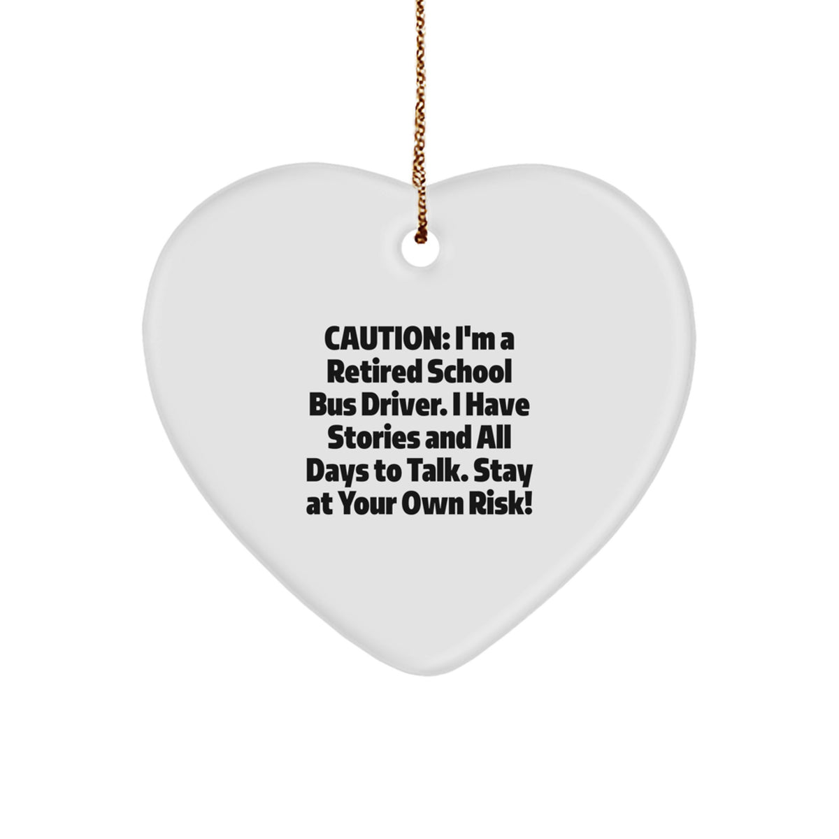 Funny School Bus Driver Gifts from Santa for Retired Bus Drivers Men Women Christmas Unique - Image 1