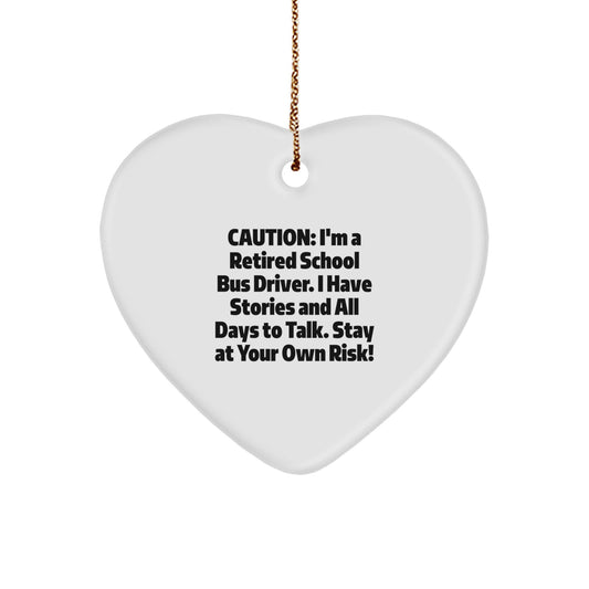 Funny School Bus Driver Gifts from Santa for Retired Bus Drivers Men Women Christmas Unique - Image 1
