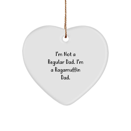 Funny Ragamuffin Cat Dad Gifts for Men on Christmas Unique Ornaments - Image 1