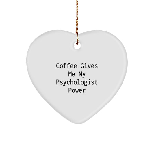 Funny Psychologist Gifts from Men, Women, Friends, Coworkers, Family - Psychologist Heart Ornament Christmas Unique Gifts for Psychologist, Men, Women, Friends, Coworkers, Family - Image 1