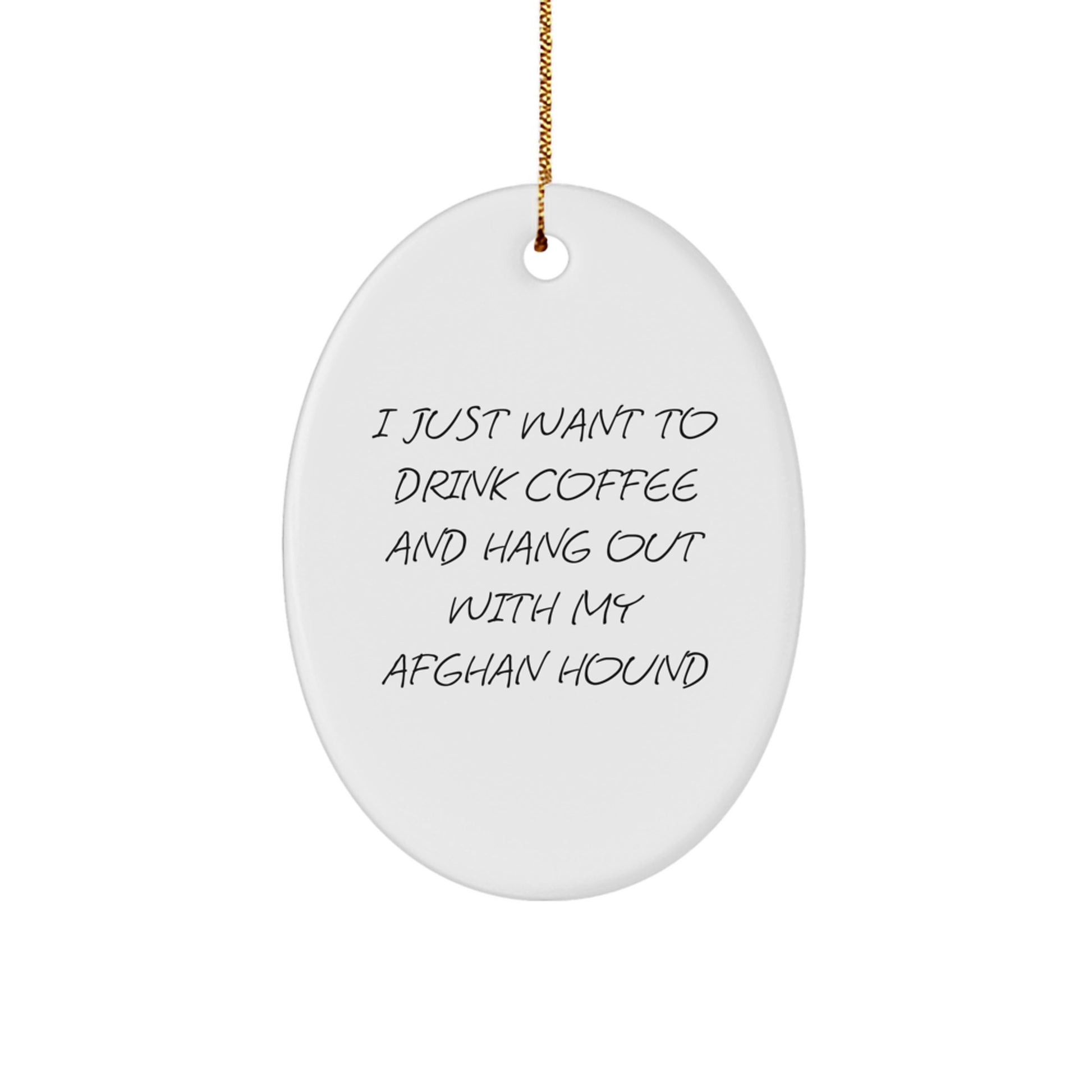 Funny Afghan Hound Dog Lover Christmas Unique Gifts for Men from Friends - Image 1