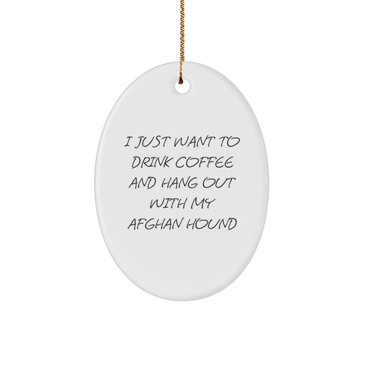 Funny Afghan Hound Dog Lover Christmas Unique Gifts for Men from Friends - Image 1