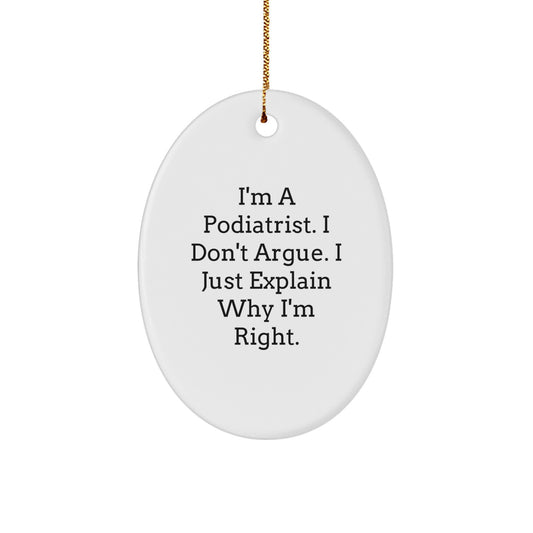 Funny Podiatrist Gifts from Friends, Christmas Unique Gifts for Podiatrist Men Women Family Friends Coworkers - Image 1