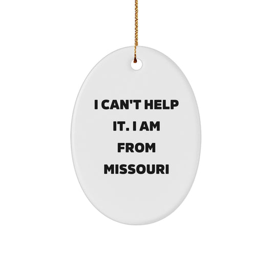 Missouri Oval Ornament Gifts from Friends and Family for Christmas - Image 1