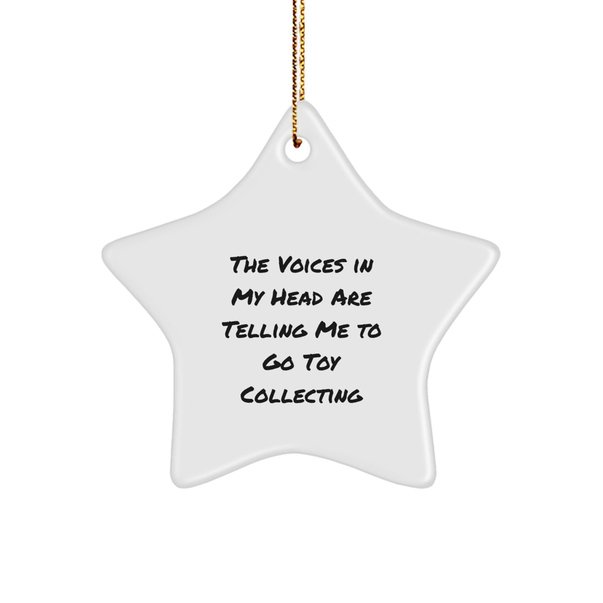 Funny Toy Collecting Gifts for Him from Friends or Family - Christmas Unique Star Ornament - Image 1