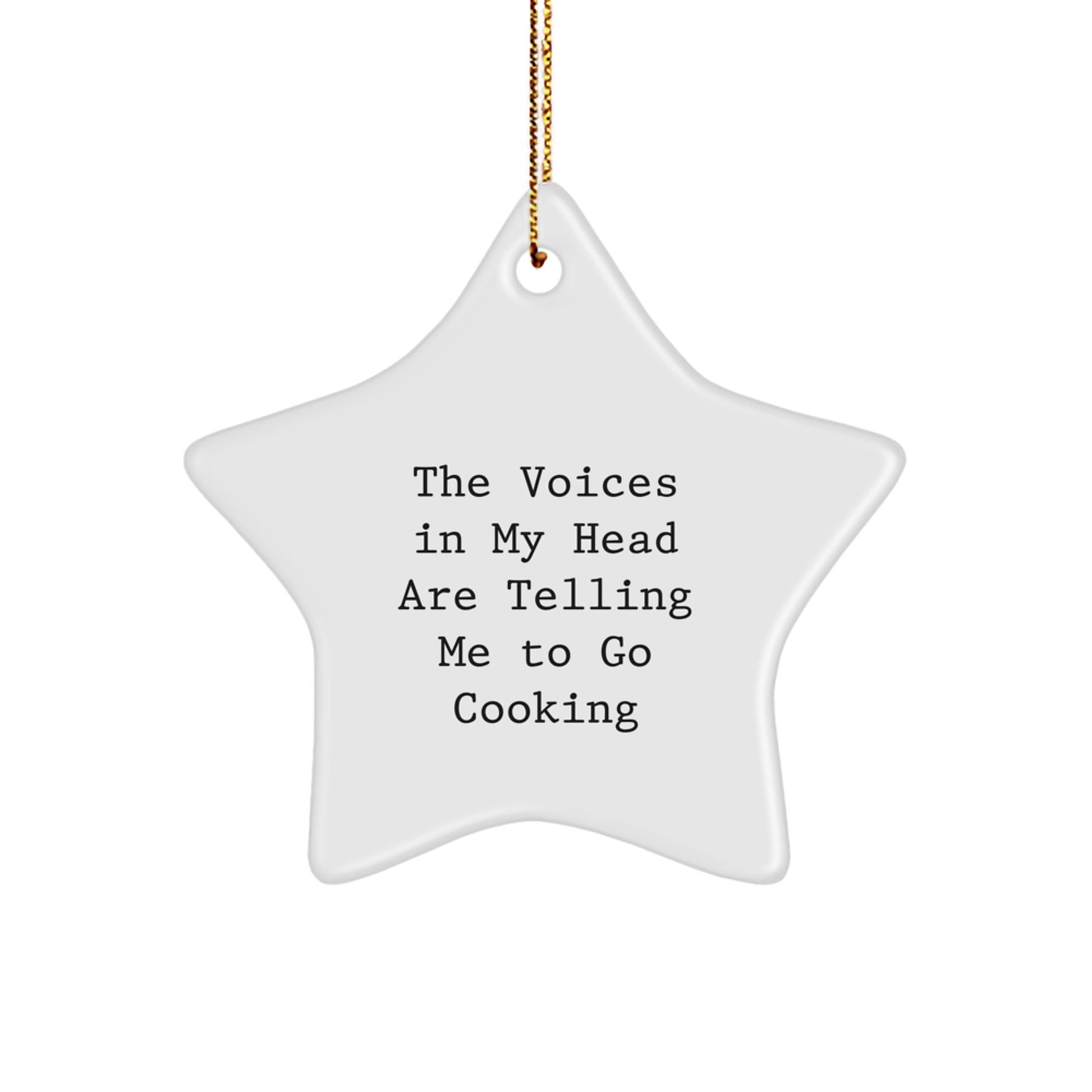 Funny Cooking Star Ornament for Friends, Gifts from Friends for Cooking Enthusiasts, A Christmas Unique Gift - Image 1