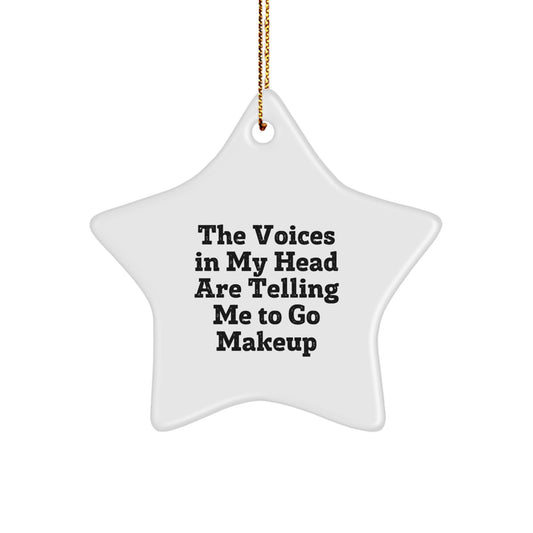 Funny Makeup Star Ornaments Gifts from Men to Makeup Lovers at Christmas - Image 1