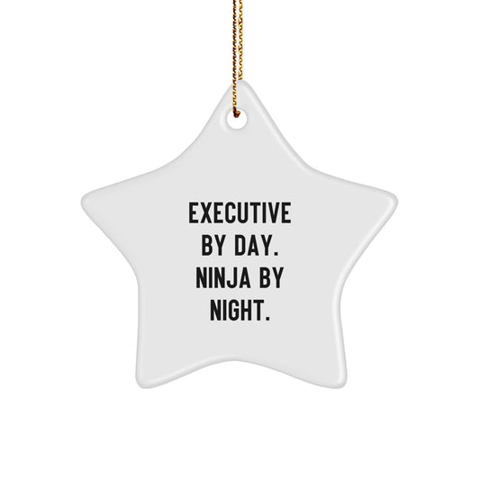 Executive Gifts from Men to Executive - Star Ornament for Ninja By Night - Christmas Unique Gifts for Coworkers - Image 1