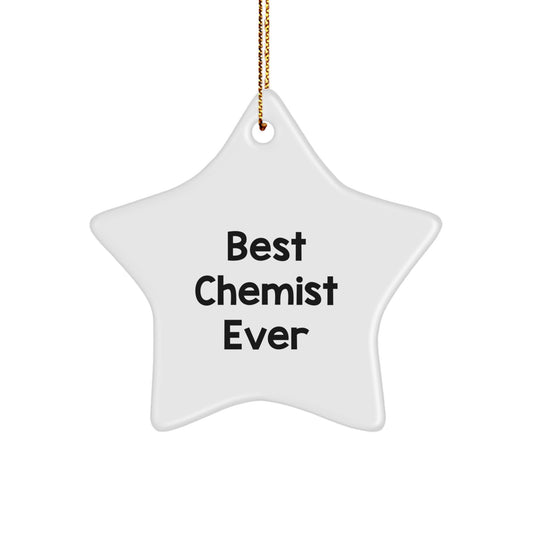 Funny Chemist Star Ornament Gifts from Family for Chemist Christmas Unique - Image 1