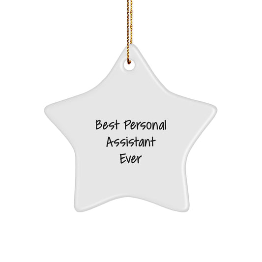 Funny Personal Assistant Gifts from Men to Friends - Best Star Ornament for Christmas Unique Gifts - Image 1