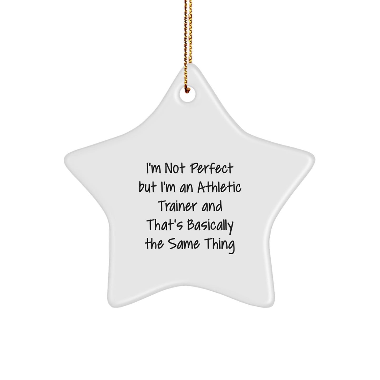 Funny Athletic Trainer Gifts from Friends for Athletic Trainers Christmas Unique Ornaments - Image 1