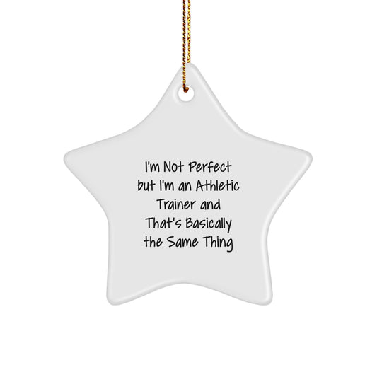 Funny Athletic Trainer Gifts from Friends for Athletic Trainers Christmas Unique Ornaments - Image 1