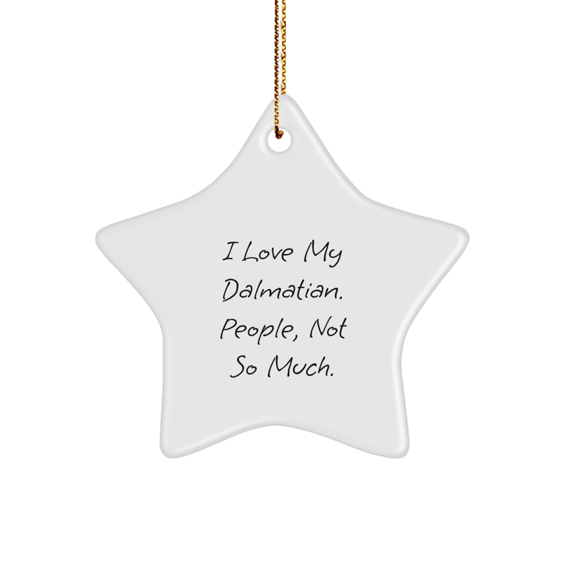 Dalmatian Dog Star Ornament Gift for Friends Funny Christmas Decorations Gifts from Men Women Family - Image 1