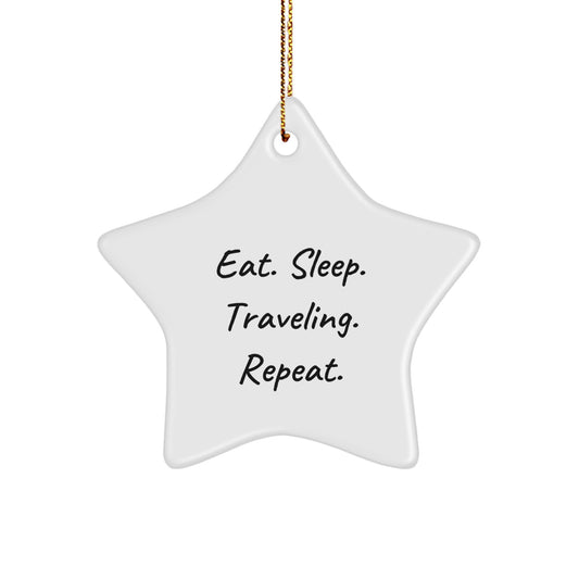 Traveling Star Ornament Gifts from Friends and Family for Christmas Unique Travel Accessories - Image 1