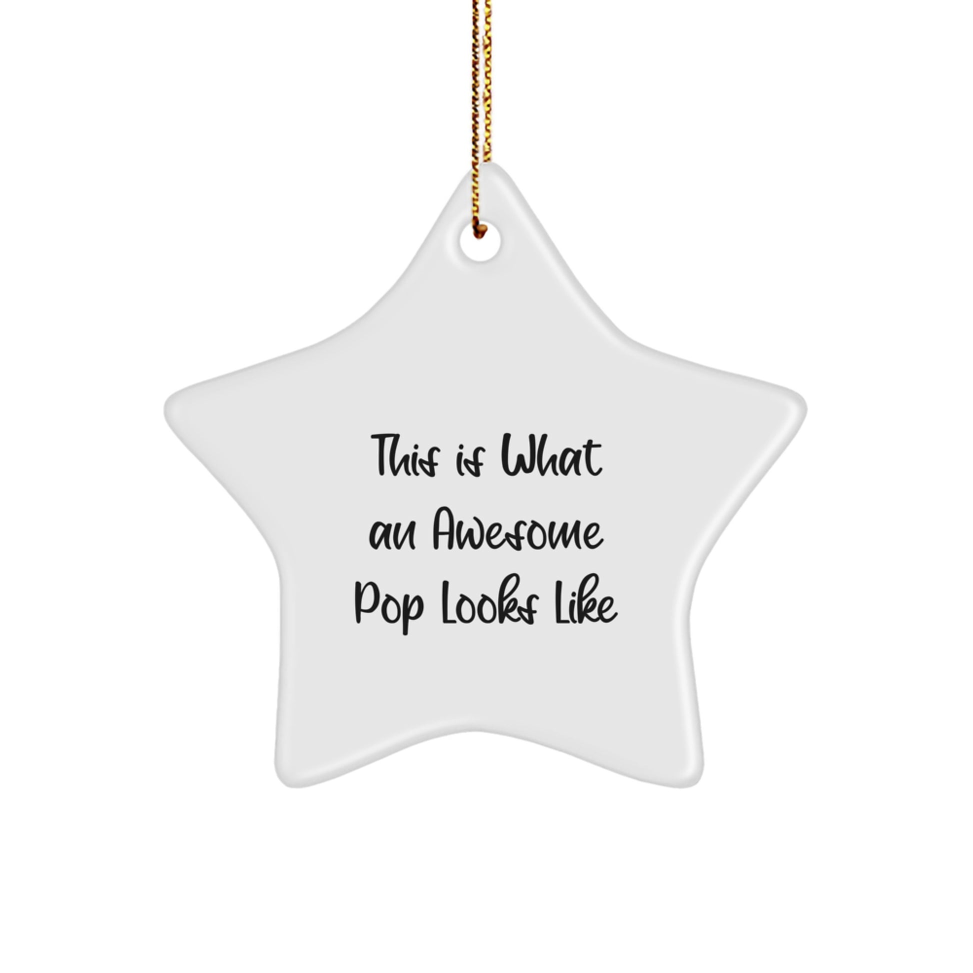 Funny Pop Star Ornament Gifts for Men Friends Family from Mom Dad - Image 1
