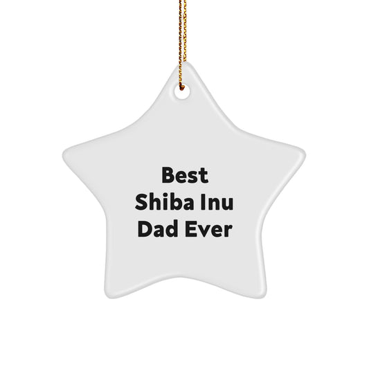 Funny Shiba Inu Dad Ever, Gift from Men to Shiba Inu Dog for Christmas Unique Gifts - Image 1