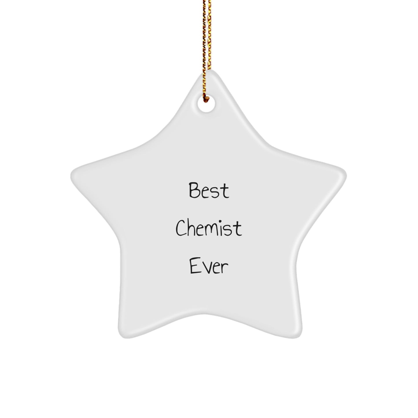 Funny Chemist Star Ornament Gifts from Best Friends for Christmas Unique - Image 1