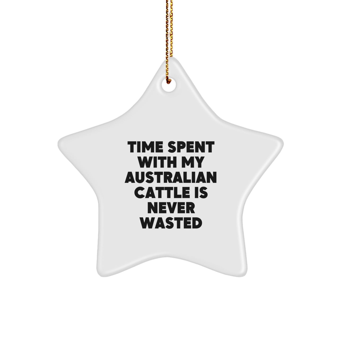 Australian Cattle Dog Star Ornament Gifts from Men to Family for Christmas Inspiration - Image 1