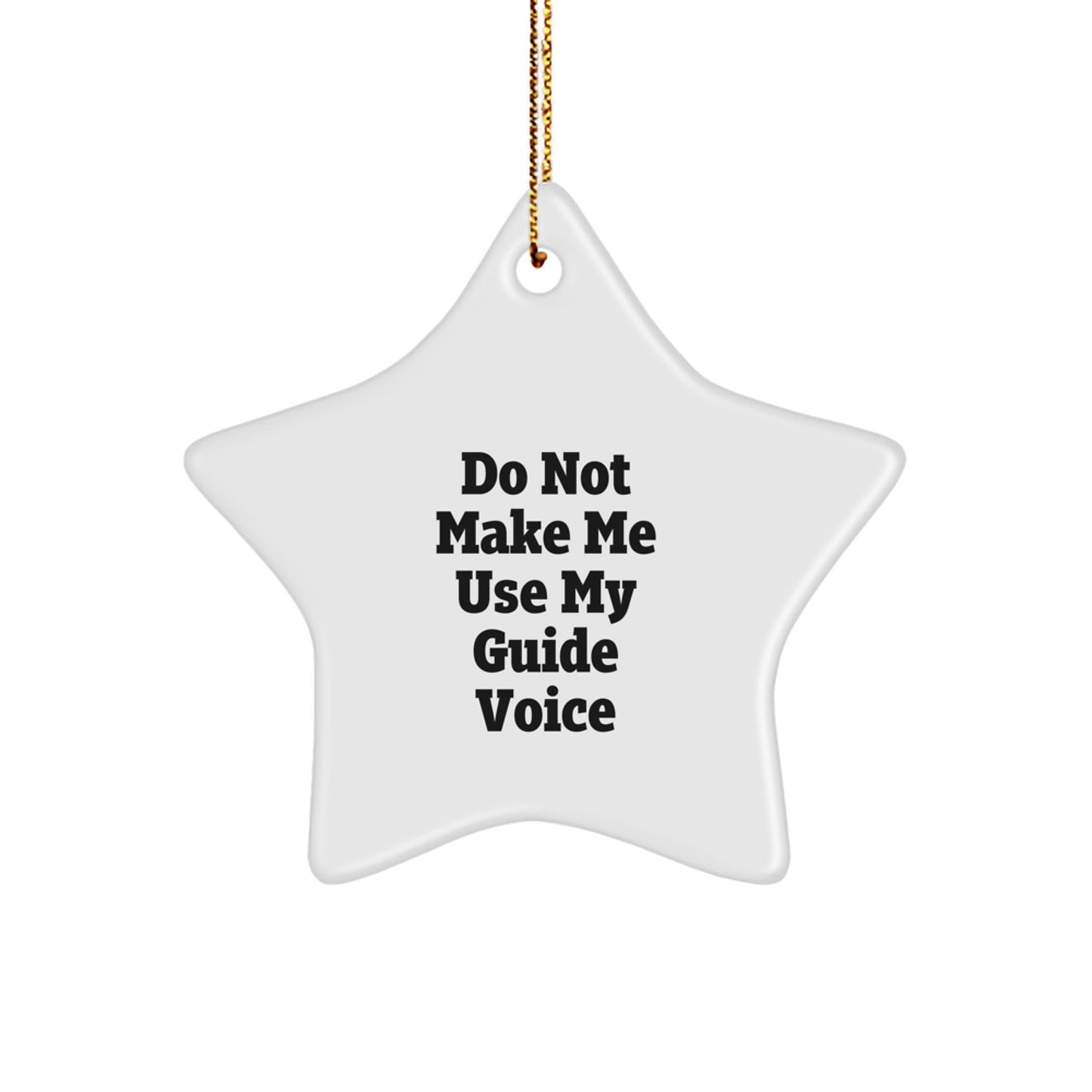 Funny Guide Star Ornament Gifts from Men to Friends for Christmas Unique Guide - Image 1