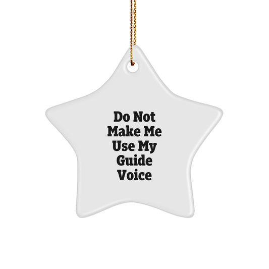 Funny Guide Star Ornament Gifts from Men to Friends for Christmas Unique Guide - Image 1