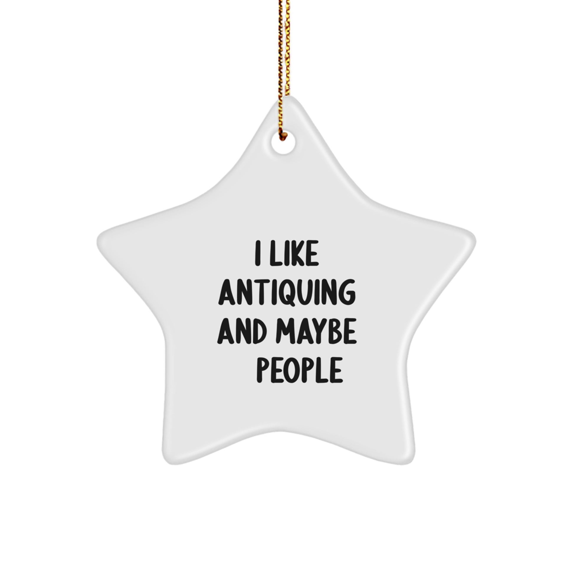 Antiquing Enthusiast Gifts from Friends - Star Ornament for Christmas Unique Gifts - Image 1