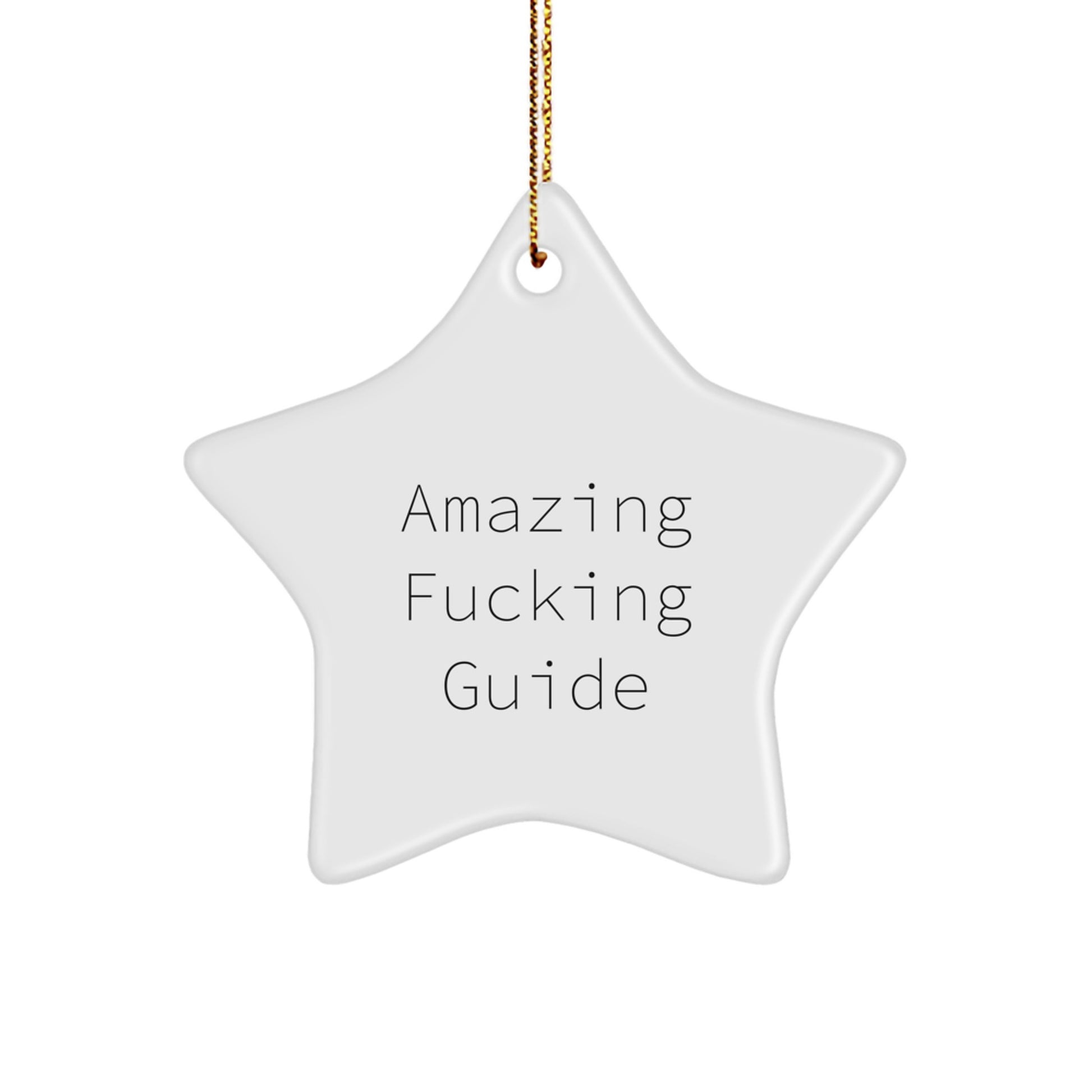 Funny Guide Gifts for Men from Friends - Amazing Guide Star Ornament, Christmas Unique Gifts, Gifts for Guide Lovers - Image 1