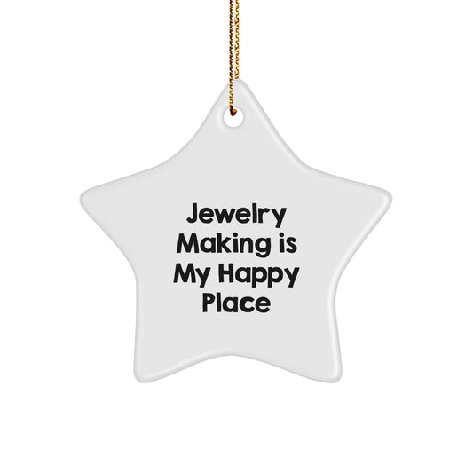 Jewelry Making Gifts for Her, Funny Star Ornament, Gifts from Family for Women, Christmas Unique Decorations - Image 1