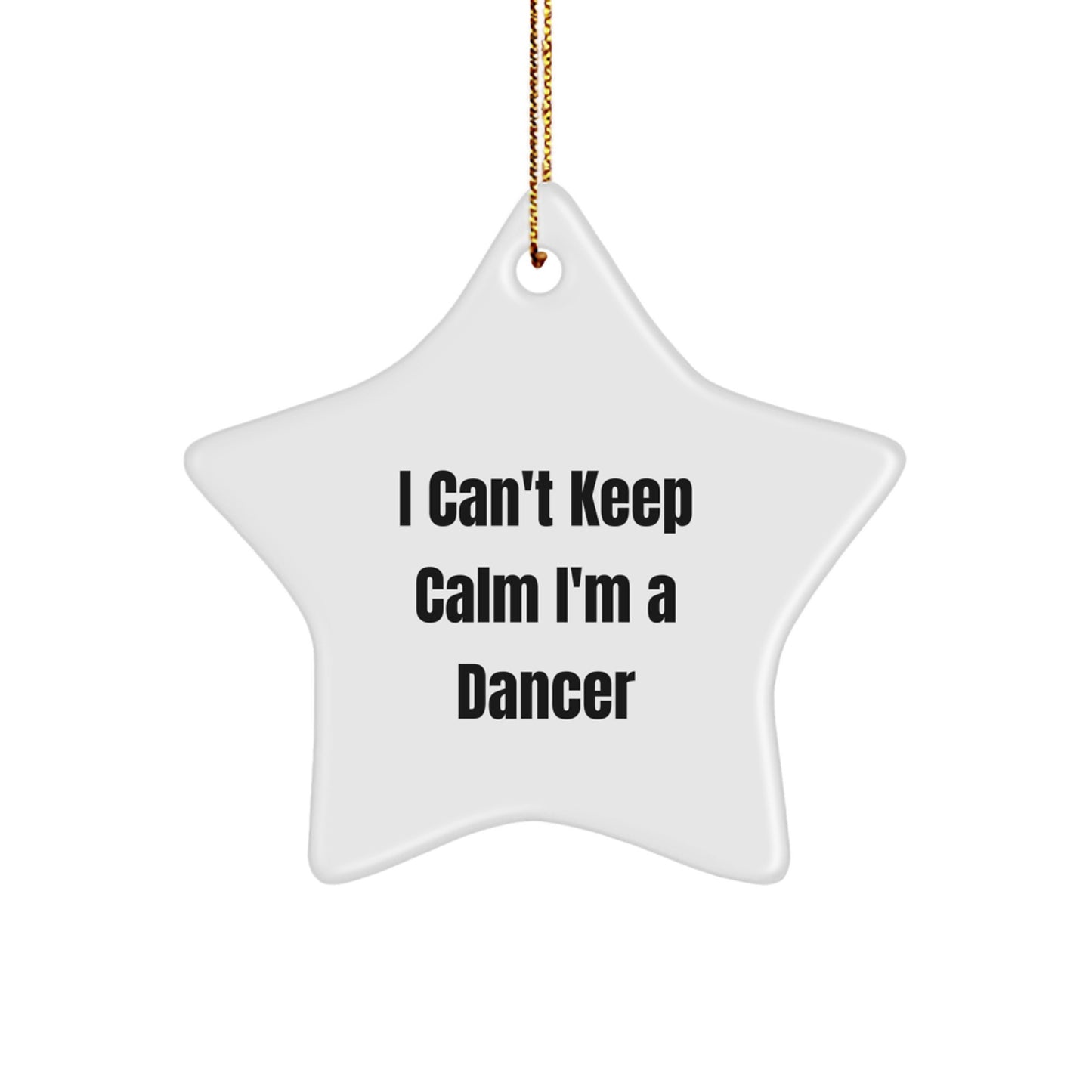 Funny Dancer Star Ornaments Gifts for Dancers from Friends for Christmas Unique Decorations - Image 1