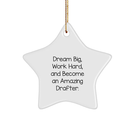 Dream Big for the Amazing Drafter in Your Life - Star Ornament Gifts from Friends to Family for Christmas - Image 1