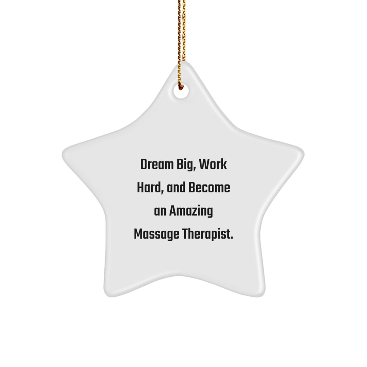Gifts from Family, Friends, and Coworkers to Massage Therapists Everywhere with Funny Star Ornament, Perfect for Christmas Unique Gifts - Image 1