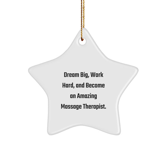Gifts from Family, Friends, and Coworkers to Massage Therapists Everywhere with Funny Star Ornament, Perfect for Christmas Unique Gifts - Image 1
