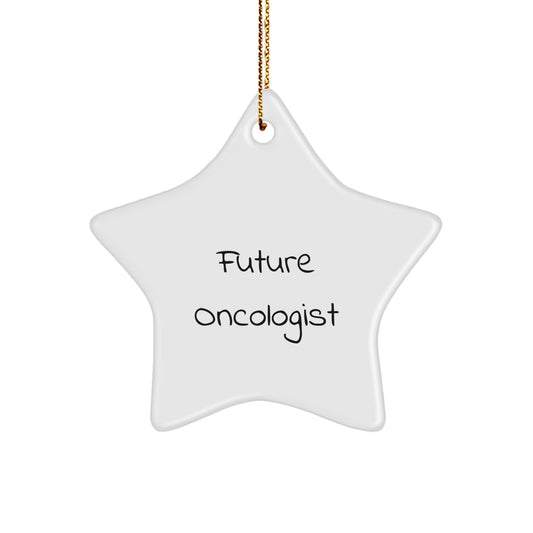 Funny Future Oncologist Star Ornament Gifts from Family Friends for Men Women Coworkers - Image 1