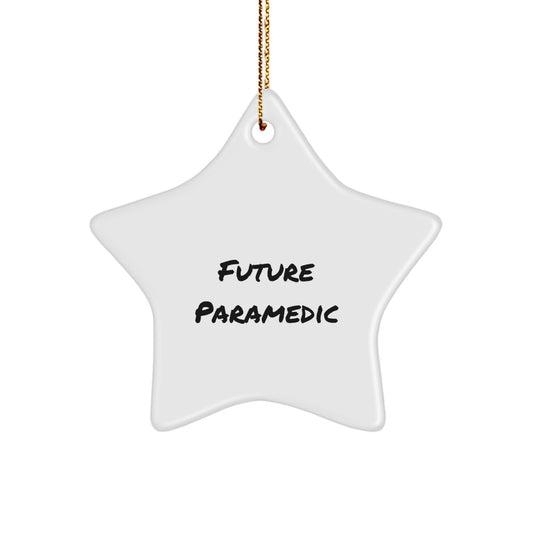 Funny Future Rescue Worker Gifts from Men to Rescue Worker Friends - Star Ornament for Christmas Unique Gifts - Image 1