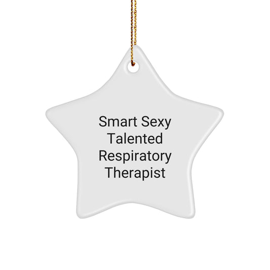 Sexy Respiratory Therapist Gifts from Friends, Perfect Star Ornament for Christmas - Image 1